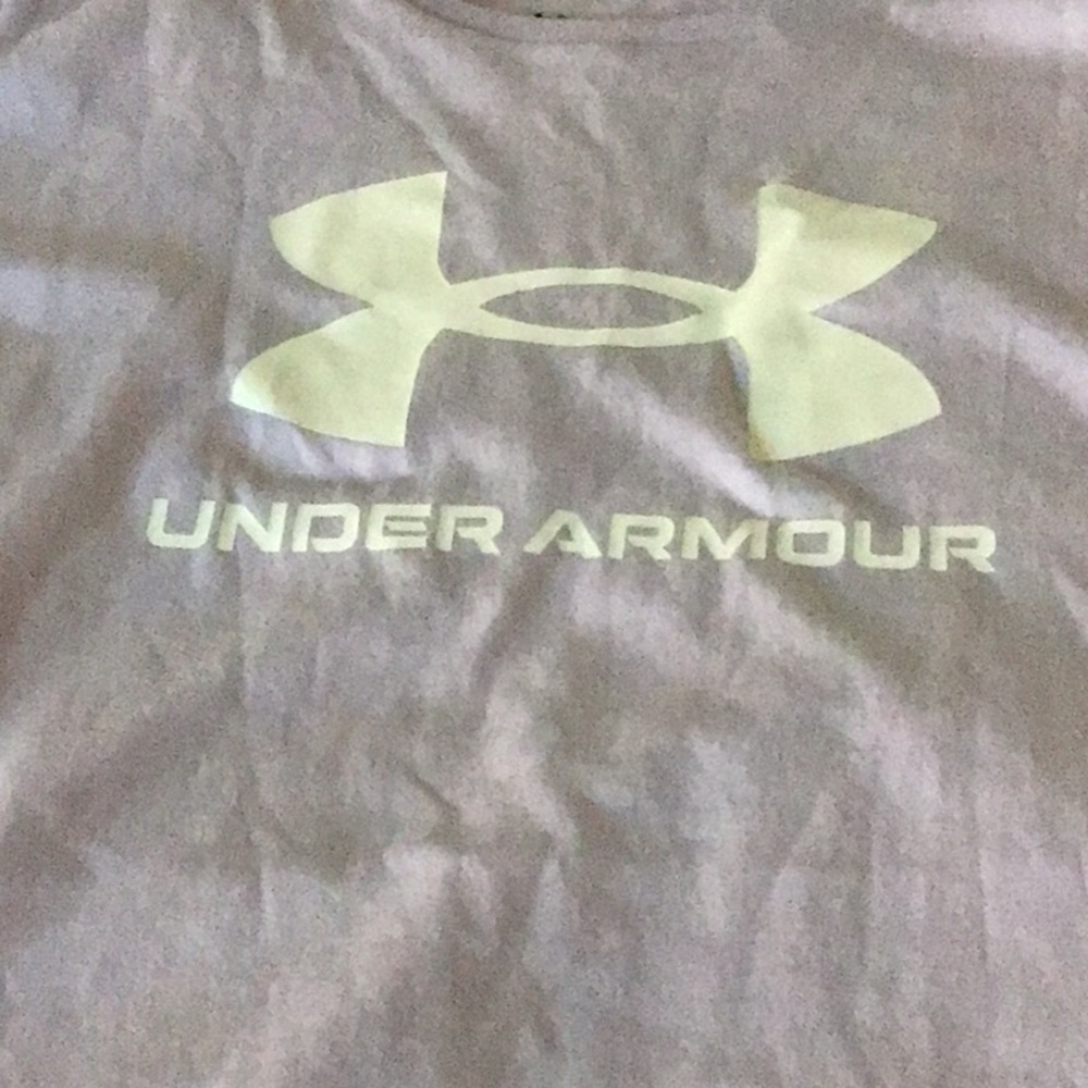 Purple and white girls small shirt